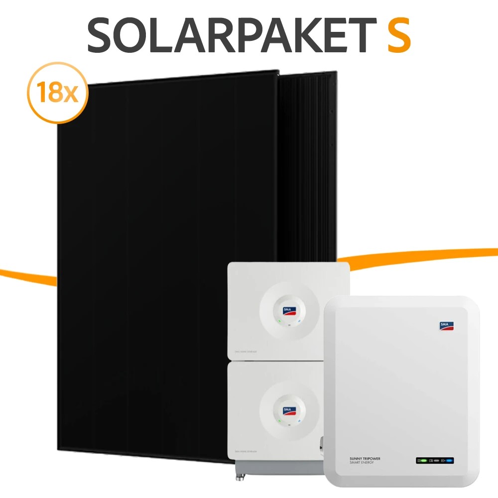 8 kWp Solarpaket S - SMA + Aiko Solar