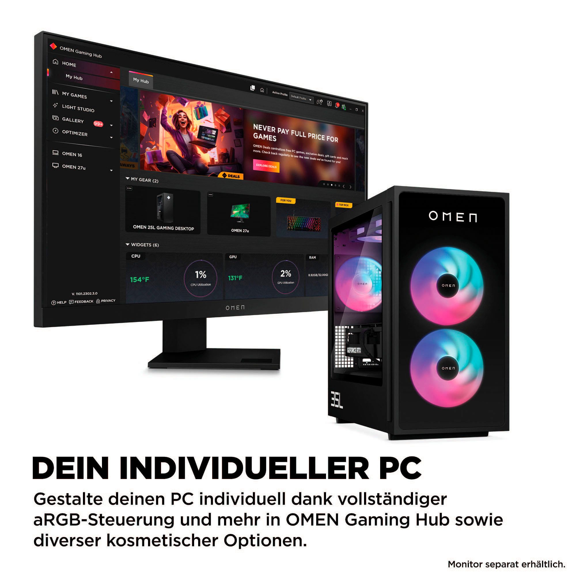 HP OMEN 35L GT16-0280ng Gaming-PC