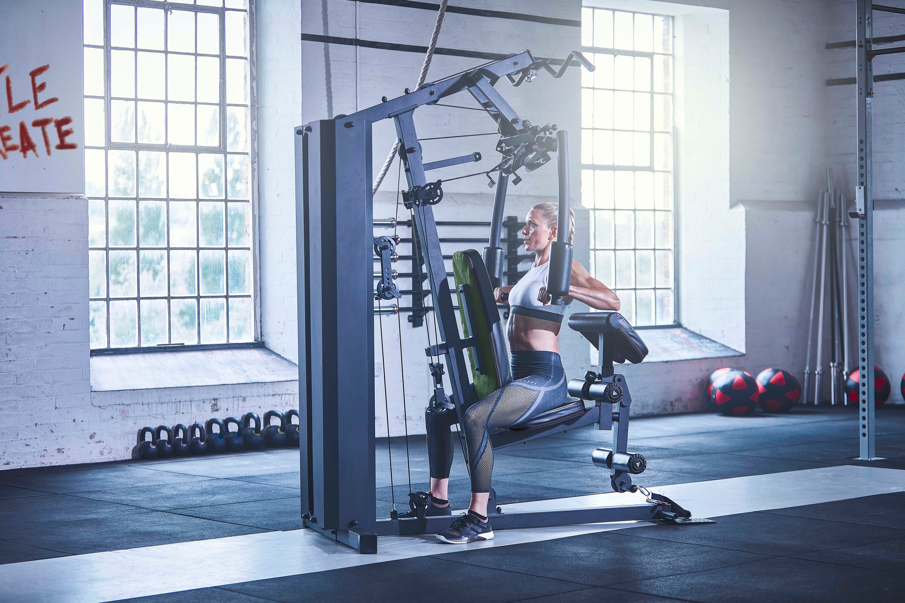 ADIDAS PERFORMANCE Kraftstation Home Gym max. Benutzergewicht 125 kg, max. Trainingsgewicht 99 kg