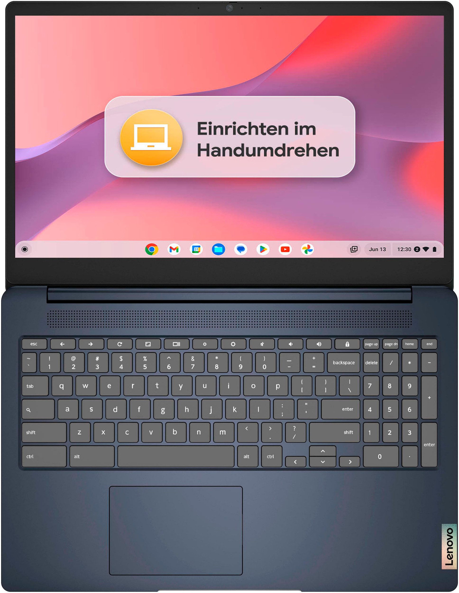 LENOVO IdeaPad 3 Chrome 15IJL6 Chromebook ChromeOS, Clamshell Laptop with Full HD Panel