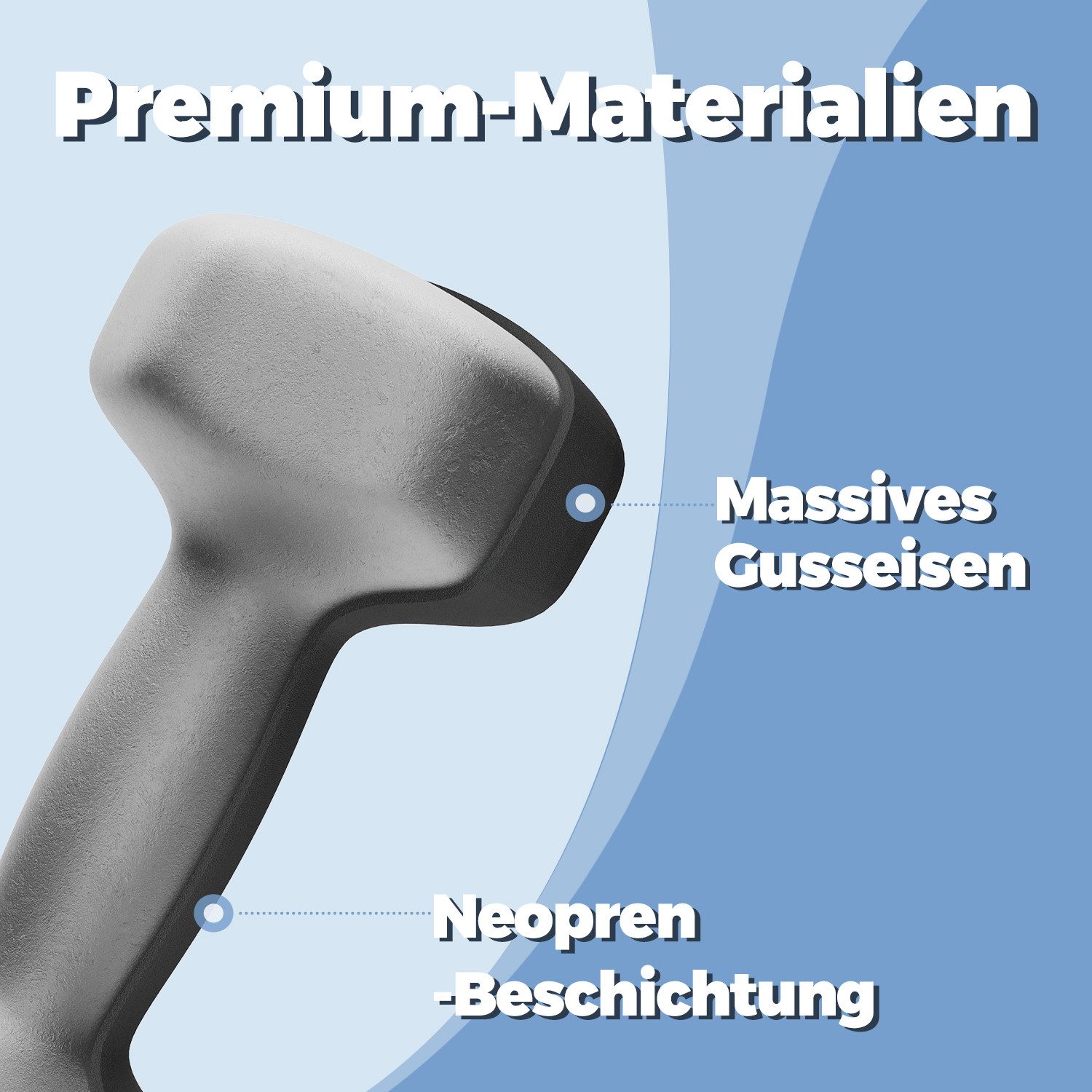 SONGMICS Hantel-Set 2er Set Kurzhanteln, Hexagon, Neopren-Beschichtung Krafttraining, Workout, Fitnesstraining, für Zuhause