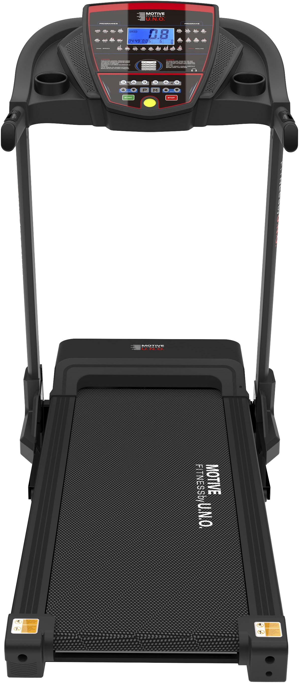 MOTIVE FITNESS BY U.N.O. Laufband Speedmaster 2.0 bis max. 16 km/h, klappbar, 120 kg max. Benutzergewicht