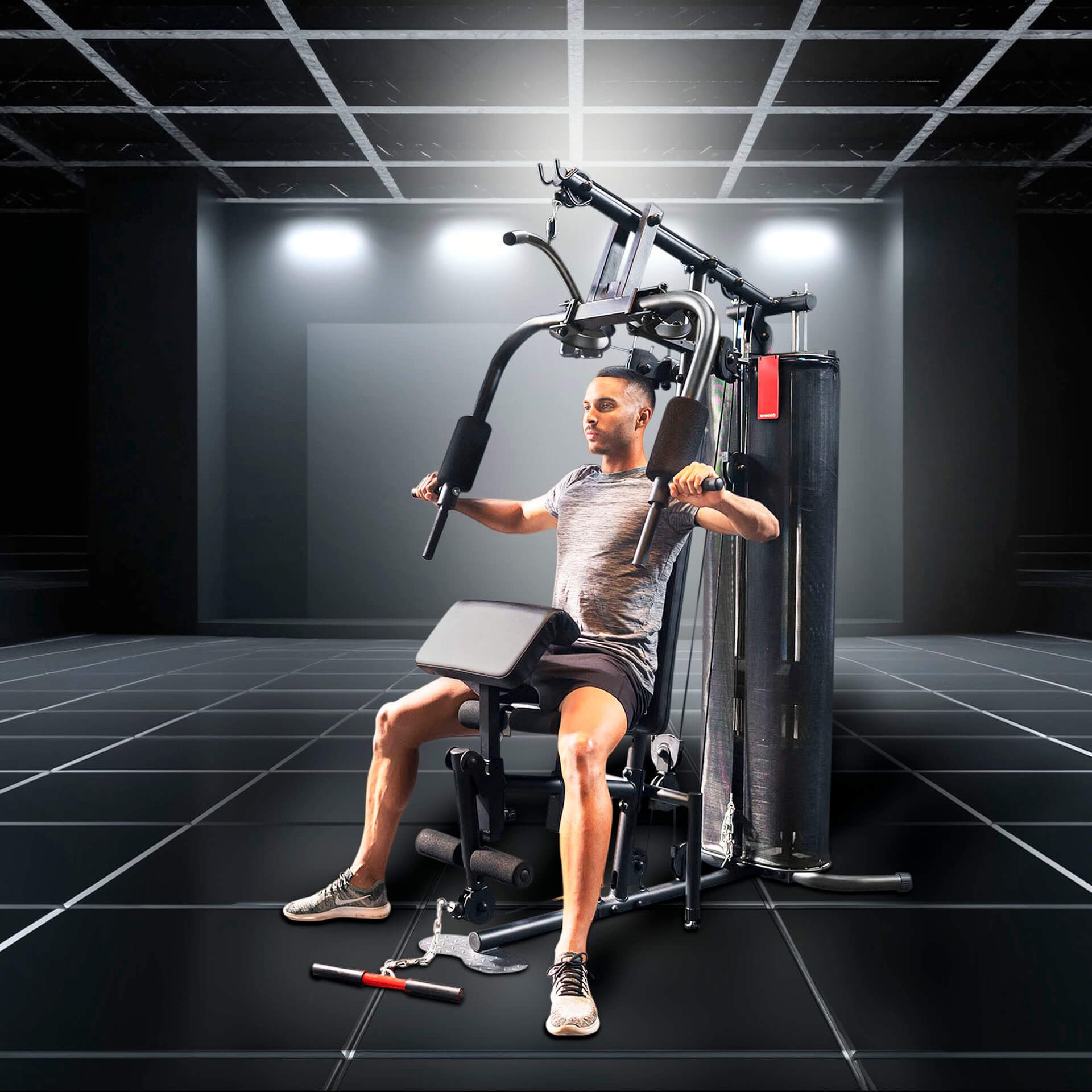 CHRISTOPEIT SPORT® Kraftstation SP 2000 max. Benutzergewicht 120 kg, max. Trainingsgewicht 56 kg