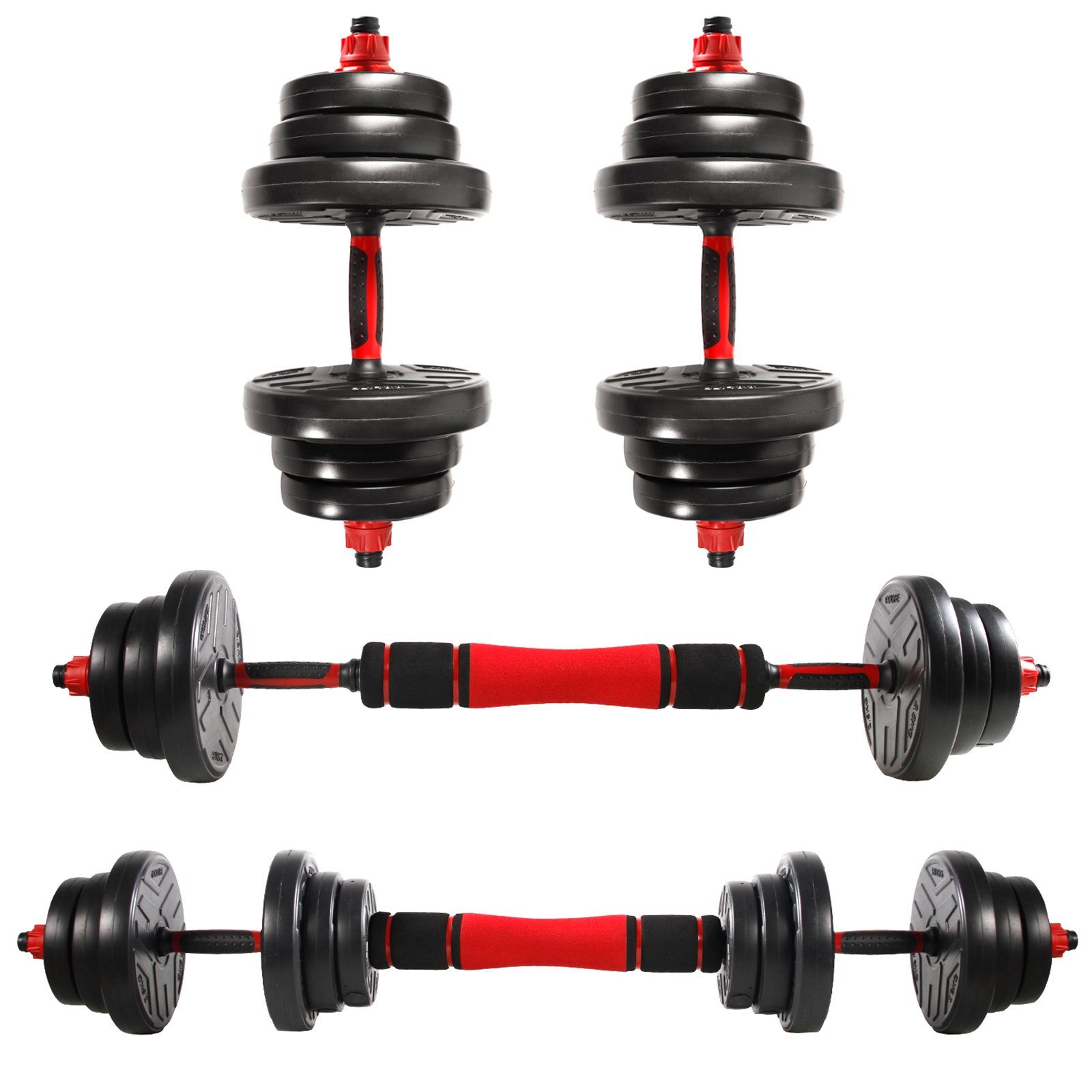 CCLIFE Hantel-Set Hantel Kurzhantel set Dumbbell verstellbar 20/25/30/40kg