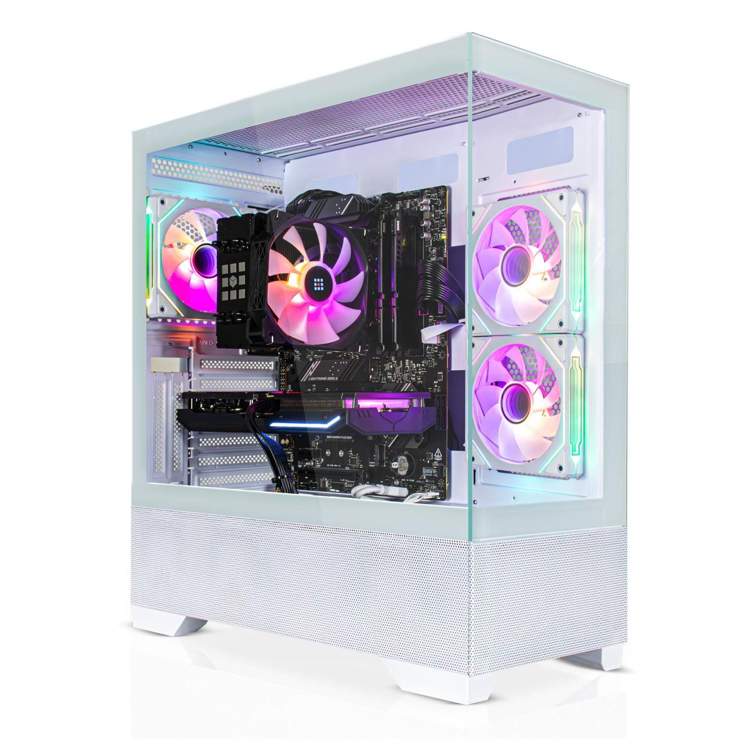 SYSTEMTREFF AMD Ryzen 5 5600 mit Nvidia GeForce RTX 5050 8GB GDDR6 Gaming-PC