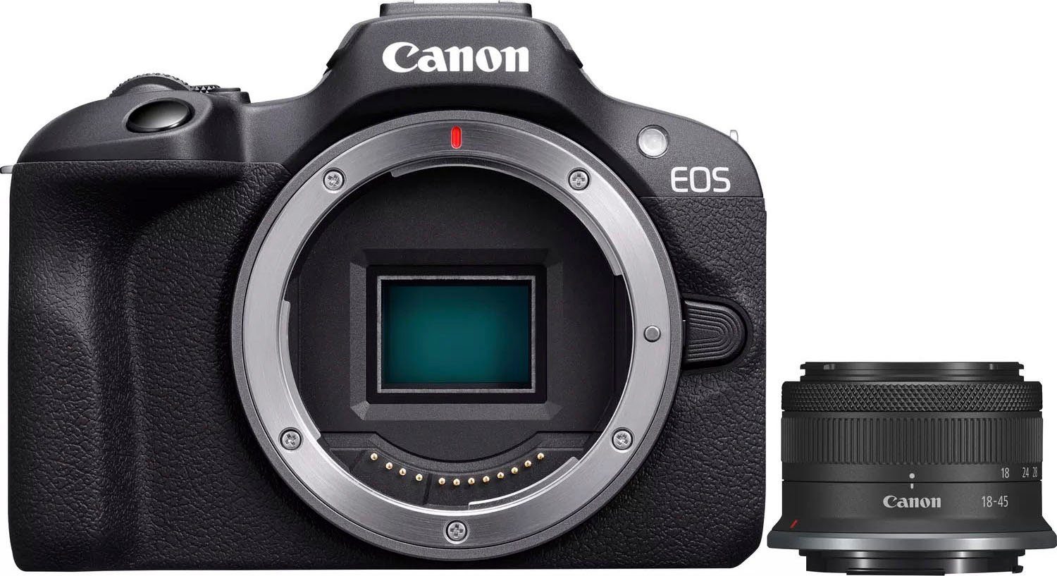 CANON EOS R100 + RF-S 18-45mm F4.5-6.3 IS STM Kit Systemkamera